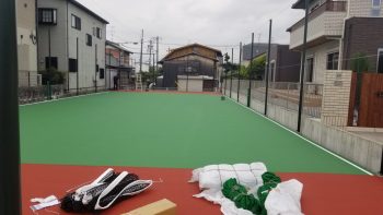 【塗装工事】岐阜市のテニスコート